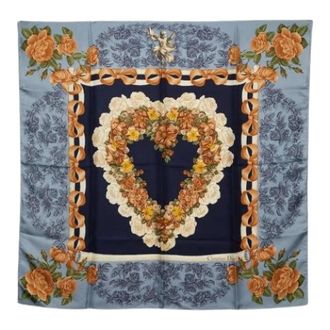 Dior Pre-owned Silk Scarf - Dames - Pre-owned - Veelkleurig - Maat: ONE Size Zijde