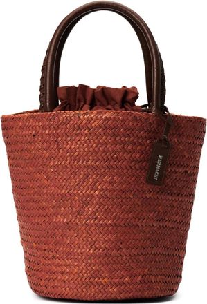 NANNACAY Borsa tote in paglia - Marrone