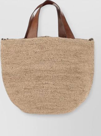 Ibeliv mirozy woven crossbody bag dual handles