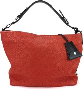 Louis Vuitton Tweedehands Canvas Louis Vuitton tassen - Dames - Vintage Handtas - Rood - ONE Size - Vintage