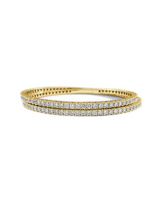 Sabrina Designs 14K 6.71 Ct. Tw. Diamond Flexible Stretch Bracelet