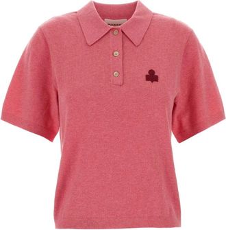 Isabel Marant Round-neck Knitwear, female, Pink, Size: M Althea Polo