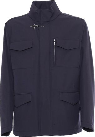 Fay Light Jackets, male, Blue, Size: S Field Urban Jersey