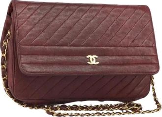 Chanel Pre-owned Cross Body Bags, female, Red, Size: ONE SIZE Pre-owned Cross Body Bag