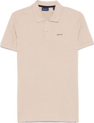 GANT Polo con logo - Toni neutri