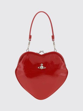 Vivienne Westwood Belle Heart Mini Heart-Shaped Leather Bag with Orb Logo