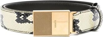 Khaite Elio Riem - Dames - Riemen - Beige - 75 CM - Leer - Accessoires