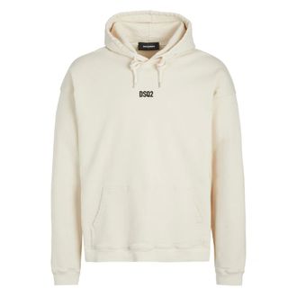 Dsquared2 Hoodie - Heren - Sweatshirts & Hoodies - Beige - Maat: XS Katoen