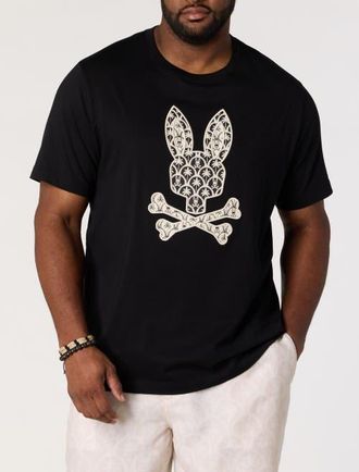 Psycho Bunny Big & Tall Brad Graphic Tee in Black at Nordstrom, Size 4X Big