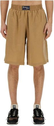 Family Fir$t Milano Relaxed Fit Cargo Shorts - Heren - Korte Broeken - Beige - S - Korte Broeken