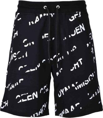 Dirk Bikkembergs Korte Broeken, Heren, Zwart, S, Katoen, bermuda