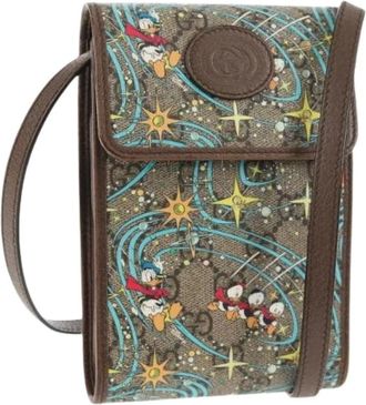 Gucci Pre-owned Cross Body Bags, female, Beige, Size: ONE SIZE Pre-owned Vintage Cross Body Bag