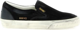 Golden Goose Black Slip On Sneakers