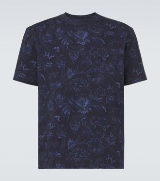 Etro Floral cotton T-shirt