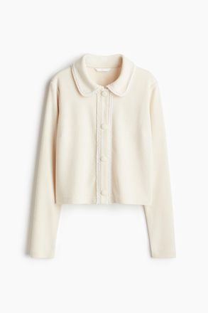 H&M Cardigan mit Kragen - Beige