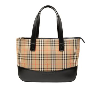 Burberry Tweedekans Haymarket Check Canvas Handtas