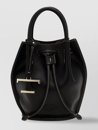 Tod's bucket mini leather bucket bag