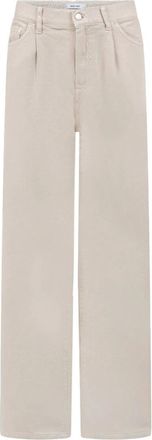 Knit-ted Charly Pants - Dames - Broeken - Beige - Maat: M Katoen