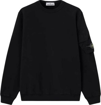 Stone Island Hombre, Sudaderas, Negro, Talla: L