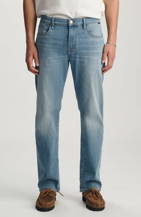 Mavi Zach Straight Leg Jeans in Light Brushed Supermove at Nordstrom, Size 30 X 30