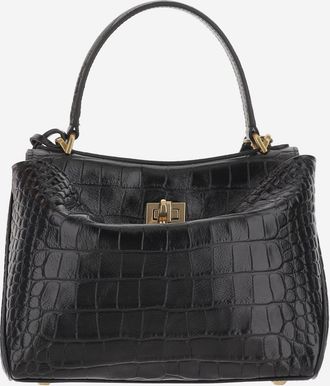 Balenciaga Borsa Rodeo Mini Balenciaga in pelle stampa cocco