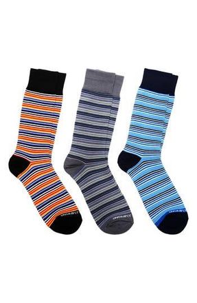 Unsimply Stitched Assorted 3-Pack of Crew Socks in Blue Multi at Nordstrom Rack