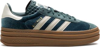 adidas Gazelle Bold Mineral Green/Putty Grey sneakers - women - Velvet/Fabric/Rubber - 9.5