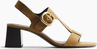 H&M Sandaletten mit Blockabsatz - Beige