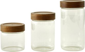 Bella Maison Austin Glass Storage Jar With Wooden Lid