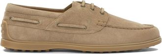 Tod's Gommino Rijschoenen - Heren - Schoenen - Beige - Maat: 43 EU Su&egrave;de