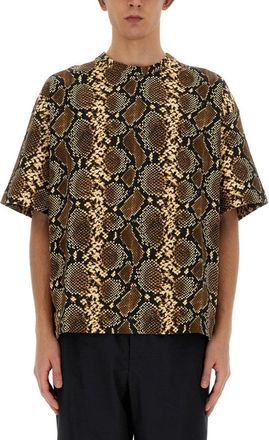 Jil Sander T-Shirt With Animal Pattern
