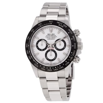 Rolex Pre-owned Rolex Cosmograph Daytona Chronograph Automatic Chronometer White Dial Mens Watch M116500LN-0001