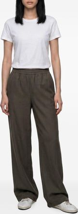 Golden Goose Ribbed Elastic Waist Joggers - Green