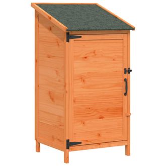 vidaXL Cobertizo De Jard&iacute;n Con Techo Marr&oacute;n 59 X 56 X 113,5 Cm Vidaxl