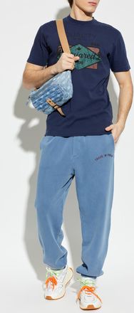 Dsquared2 T-shirt With Print, Mens, Navy Blue