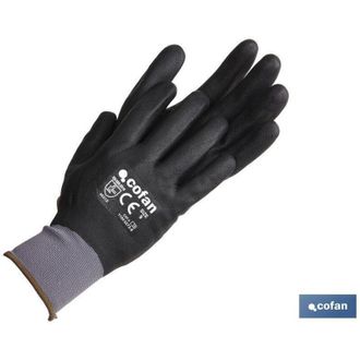 cofan Cofan - Guantes 100 % Impregnados De Nitrilo Ideales Para Automoci&oacute;n Construcci&oacute;n Y Manipulaci&oacute;n De Aceites En Packs De 12 Pares 9