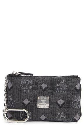 MCM Aren Monogram Wallet in Dark Grey at Nordstrom Rack