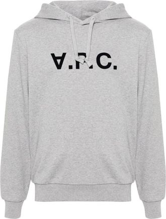 A.P.C. VPC Hoodie - Heren - Hoodies - Grijs - XS - Katoen - Hoodies & sweatvesten