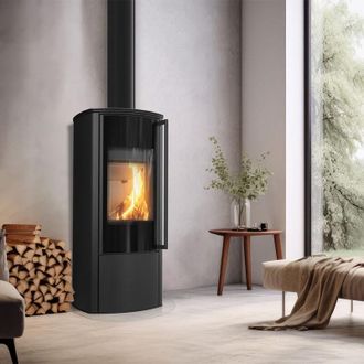 Kratki Freistehender Stahlofen KOZA KRATKI AB KRATKI ENYO R 5,5 kW &Oslash; 100/150