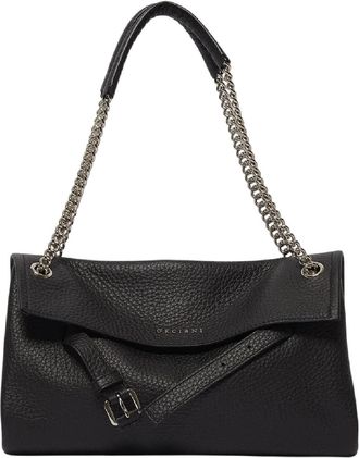Orciani Venus S Soft Chain Handle Calf Leather Handbag
