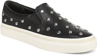Vince Blair Studded Slip On Sneaker in Black at Nordstrom, Size 5.5