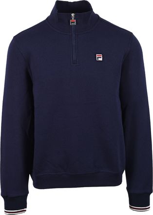 Fila Mens Vintage RAMY BOX HALF ZIP NAVY Cotton - Size X-Large