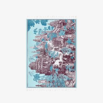 Inou&iuml; Editions Womens Fouta Towel In Turquoise
