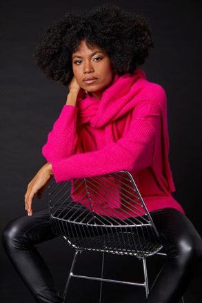 Roman Relaxed Roll Neck Jumper