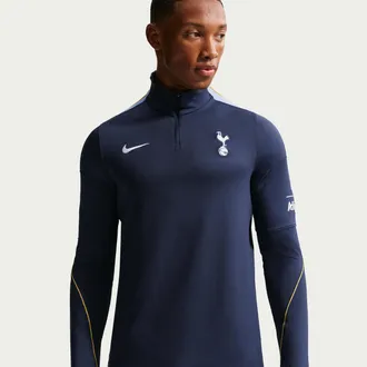Nike Tottenham Hotspur Strike Nike Mens Dri-FIT Soccer Knit Drill Top in Blue | II1778-452