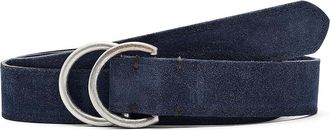 Johnnie-O O Ring Suede Mens Belts Navy : 2XL, Leather/Suede
