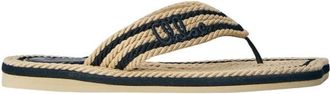Chlo&eacute; Sand Sandalen - Dames - Slippers - Beige - 41 EU - Katoen - Schoenen