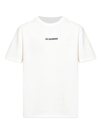 Jil Sander White Relaxed Fit Logo T-Shirt