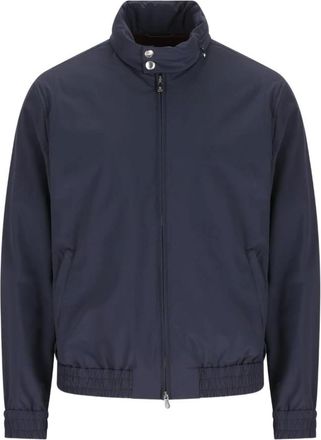 Brunello Cucinelli Heren, Jassen, Blauw, Maat: L Nylon