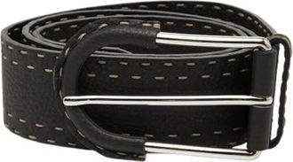 Fendi Pre-owned Belts, female, Black, Size: ONE SIZE Pre-owned Vintage Belt